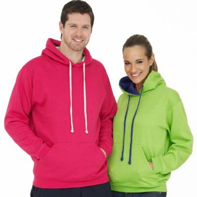 UC507 Contrast Hooded Sweatshirt Thumbnail
